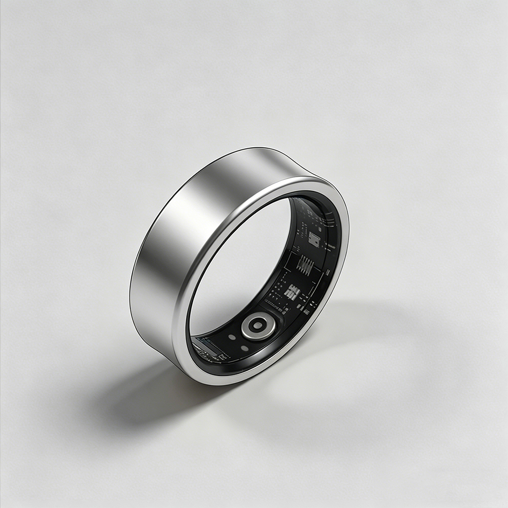 Titan II smart ring in titanium